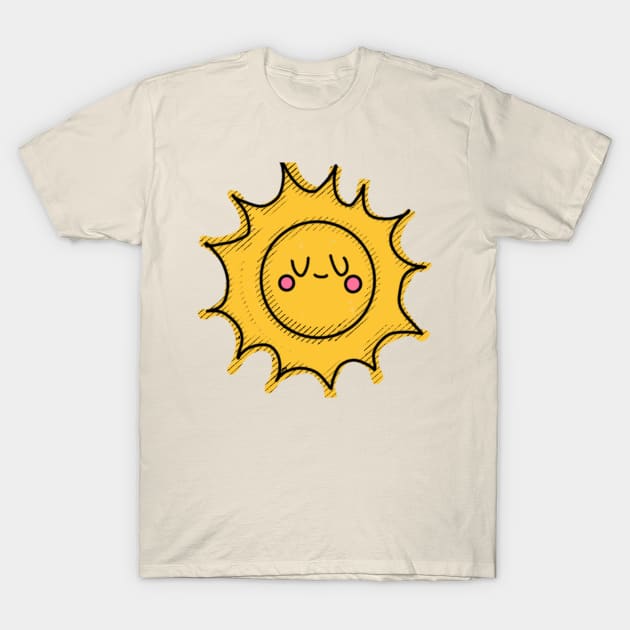 Happy Sun T-Shirt by bruxamagica